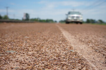 blurry road construction layer SOIL AGGREGATE SUBBASE