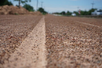 blurry road construction layer SOIL AGGREGATE SUBBASE