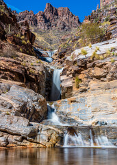 Seven Falls in the Catalina Mountains near Tucson, Arizona