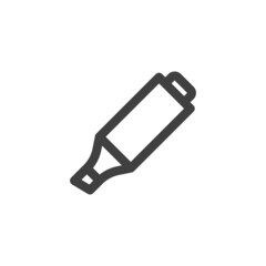 Highlighter line icon