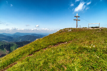Fototapeta na wymiar Top of the hill Sina, Slovakia