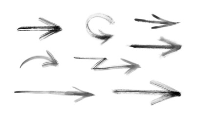 Brush Stroke Arrows