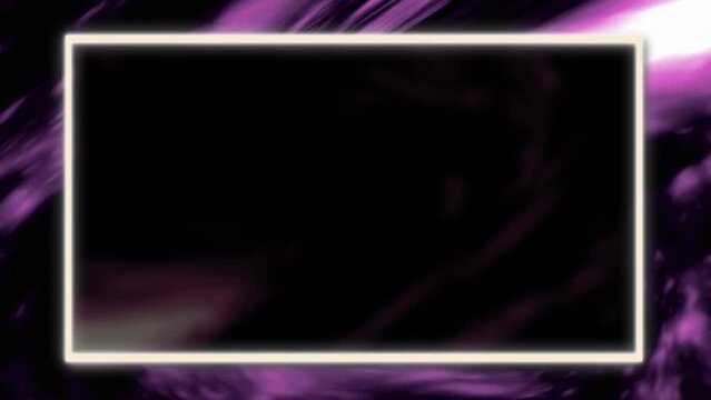 Purple Ribbon Fractal Motion Graphic