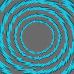 Simple background with gradient spiral spikes pattern