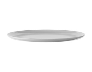 white plate isolated on alpha background 3D Render