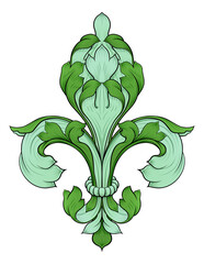 Fleur De Lis Flower Heraldry Lily Floral Crest © Christos Georghiou