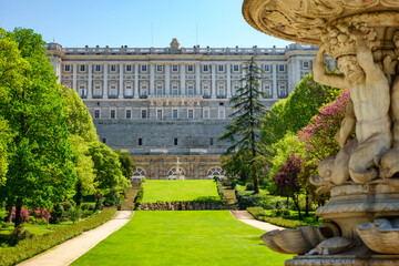 Royal palace in Madrid, Campo del Moro Park