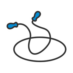 Icon Of Jump Rope And Hoop