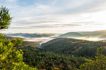 landscape with mountains