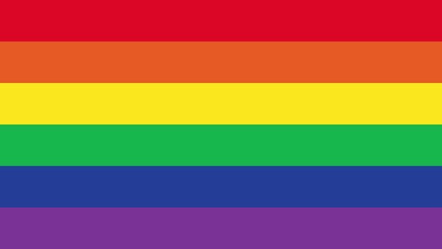 Rainbow colored looping video background. LGBTQI concept.