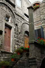 Fototapeta na wymiar Viterbo, borgo medievale di Vitorchiano