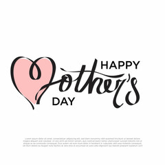 Mother's day hand lettering handmade calligraphy