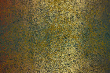 Golden Abstract  decorative paper texture  background  for  artwork  - Illustration