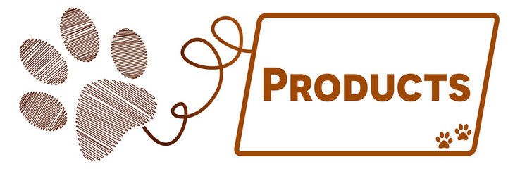 Products Pet Paw Squares Box Line 