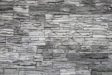 Decorative brick wall gray background