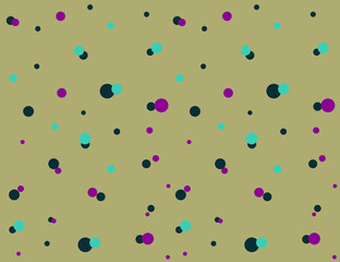 
Retro Colorful Polka Dot Background Pattern