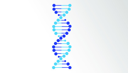 Dna vector flat icon, Dna concept