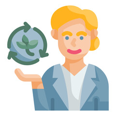 employee flat icon