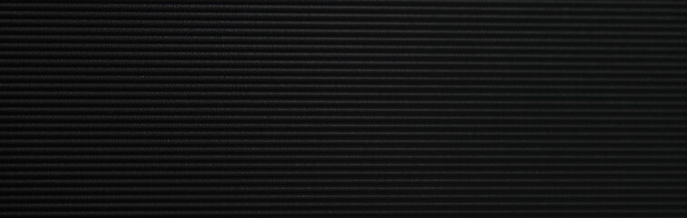 Fototapeta premium Dark fabric texture as background. Black fabric textile