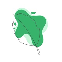 stain and leaf.  botany.  design of posters banners, printed materials.  design element