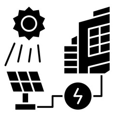 solar glyph icon