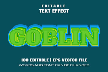 Fototapeta premium text effects Goblin