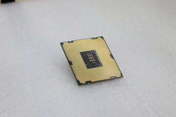 desktop computer processor, new generation cpu close-up