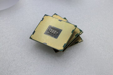desktop computer processor, new generation cpu close-up