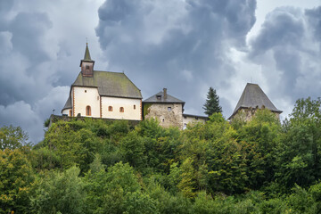 Fototapeta na wymiar Petersberg Castle, Friesach, Austria