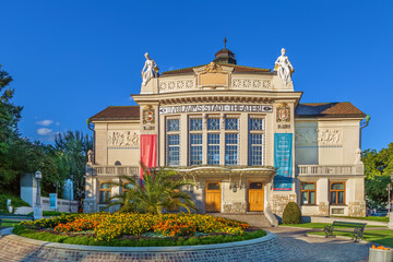 Stadttheater Klagenfurt, Austria - obrazy, fototapety, plakaty