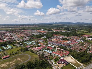 Fototapeta na wymiar Miri, Sarawak Malaysia - May 2, 2022: The Landmark and Tourist Attraction areas of the of Miri City, with its famous beaches, rivers, city and scenic surroundings