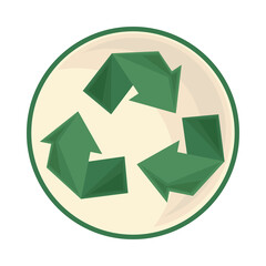 recycle arrows sign