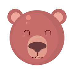 cute bear face