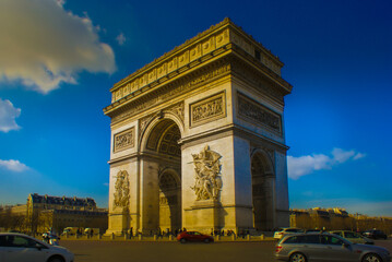 エトワール凱旋門（フランス・パリ） - obrazy, fototapety, plakaty