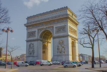 Fototapeta na wymiar エトワール凱旋門（フランス・パリ）
