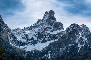 Trentino, panorama invernale