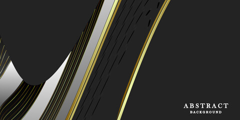 Black gold background