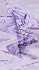 digital abstract in shades of purple with layers of flowing curves