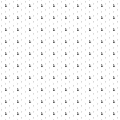 Square seamless background pattern from black 5G symbols are different sizes and opacity. The pattern is evenly filled. Vector illustration on white background