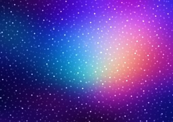 Fototapeta na wymiar Glittering festive background of iridescent pink blue azure purple gradient.