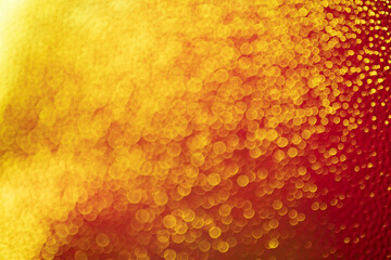 abstract orange bokeh defocused light circles, use for background