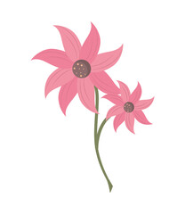 flowers flat icon