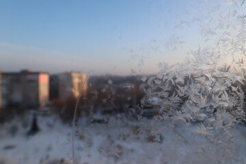 frost on the window