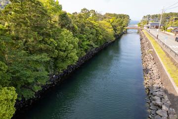 萩城の外堀