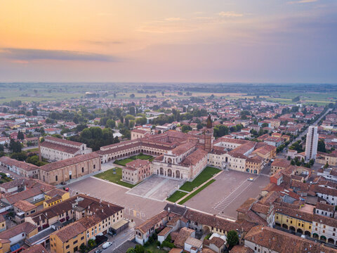 View of san benedetto po, Mantua, Lombardy, Italy