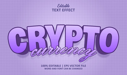 Crypto Editable Text Effect Style