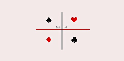 Good luck with playing card symbols.