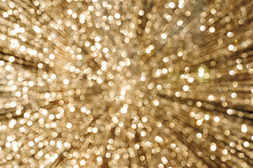 golden starburst sequin background for christmas and new year holiday beauty products presentation....