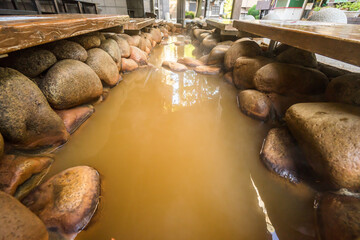 有馬温泉　Arima Hot Spring　金の湯　Gold Spring　太閤の湯　足湯
