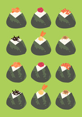 おにぎりのセット